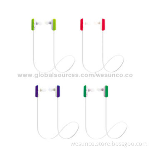 2014 new colorful Bluetooth earphone for mobile, iPhone and others, with CSRV4.0+EDR